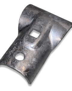 T-pipe clamp half 1 1/4" x 1 1/4"